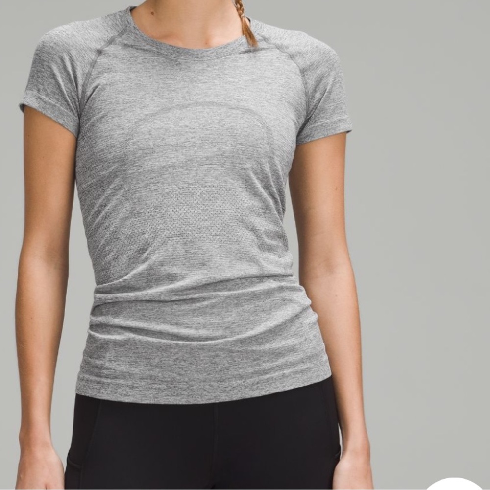 Lululemon Swiftly tech short sleeve 2.0 Tempo Stripe White/Black